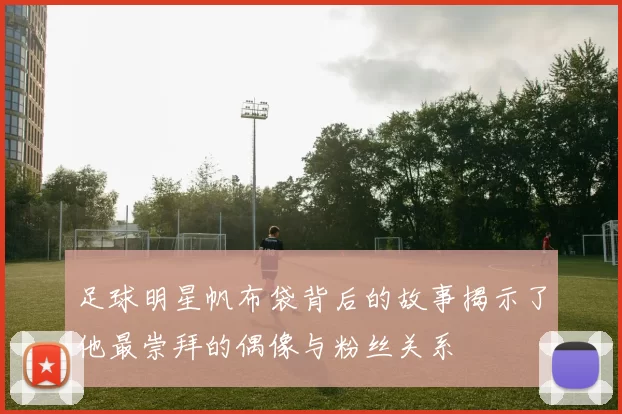 足球明星帆布袋背后的故事揭示了他最崇拜的偶像与粉丝关系